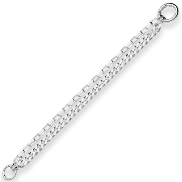 Fantasiekette aus 925 Silber 45cm