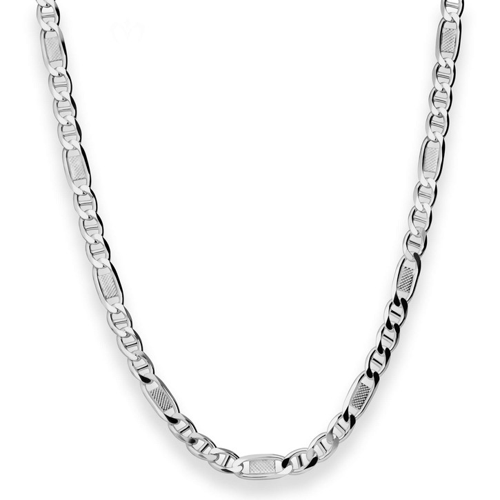 5.2mm aus 925 Silber rhodiniert 50cm