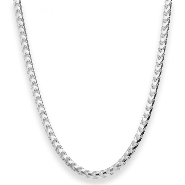 4.3mm Fuchsschwanzkette aus 925 Silber 55cm