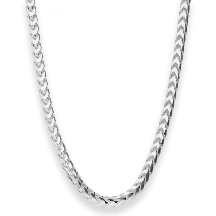 5.1mm Fuchsschwanzkette aus 925 Silber 60cm