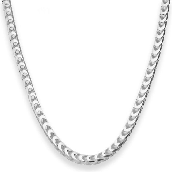 5.6mm Fuchsschwanzkette aus 925 Silber 60cm