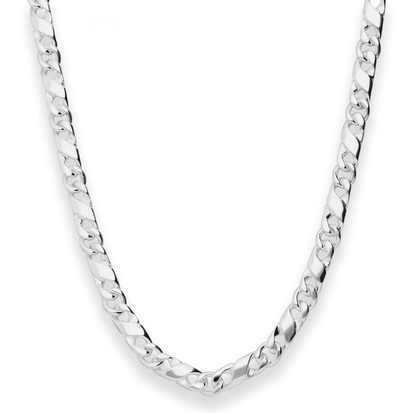 5.6mm Dollarkette aus 925 Silber 50cm