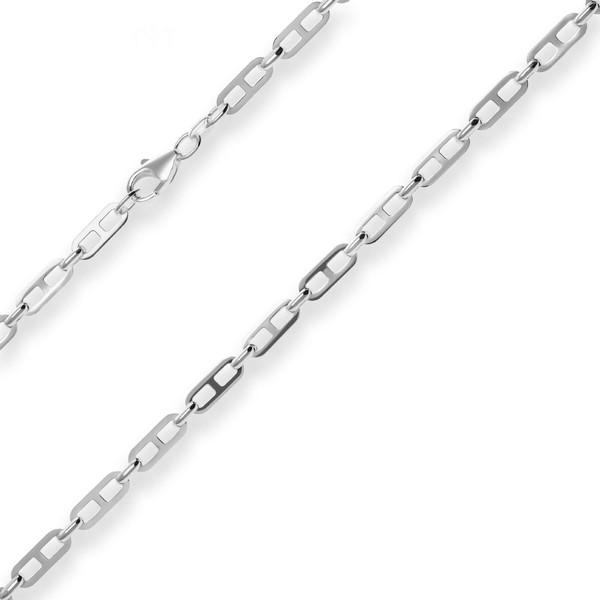 4.7mm Fantasiekette aus 925 Silber 55cm