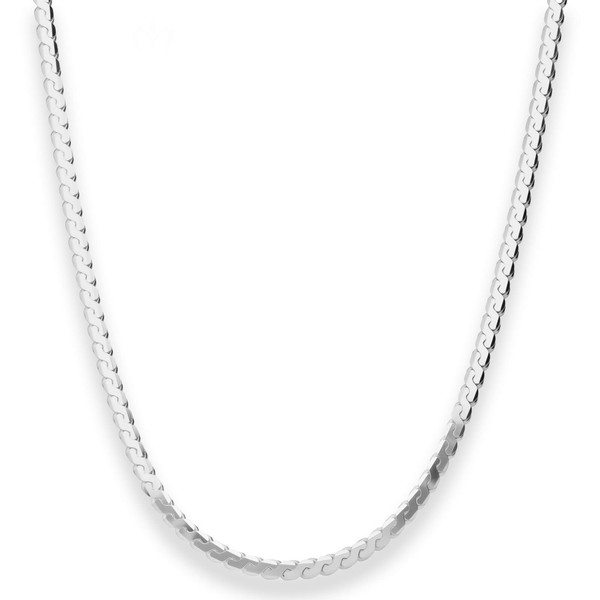 3.5mm Fantasiekette aus 925 Silber 45cm