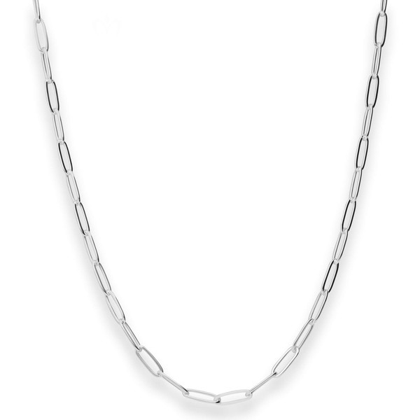 3.3mm Ankerkette weit aus 925 Silber 45cm