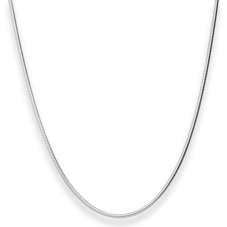1.8mm Schlangenkette aus 925 Silber 42cm