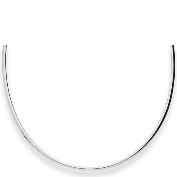 3mm Tondakette oval aus 925 Silber 45cm