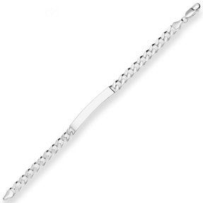 6,5mm Id-Armband Panzerkette Silberarmband Armschmuck aus 925 Silber 19cm