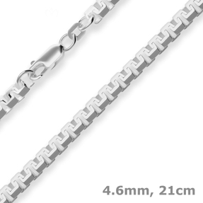 4,6mm Armband Armschmuck aus 925 Silber 21cm