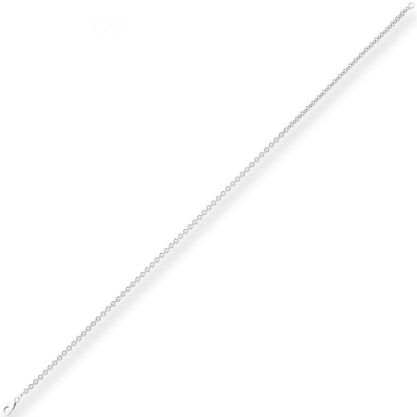 3.2mm Rund-Ankerkette aus 925 Silber 60cm