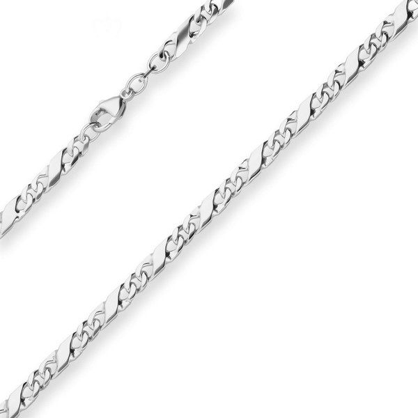 4.9mm Dollarkette aus 925 Silber 60cm