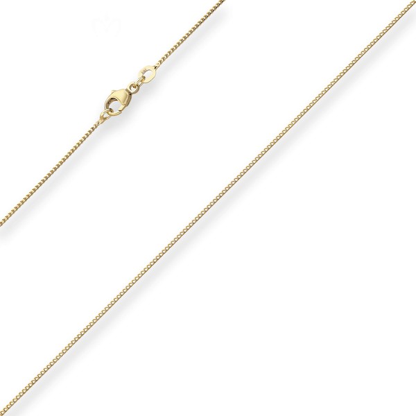 1mm Bingokette aus 585 Gelbgold 42cm