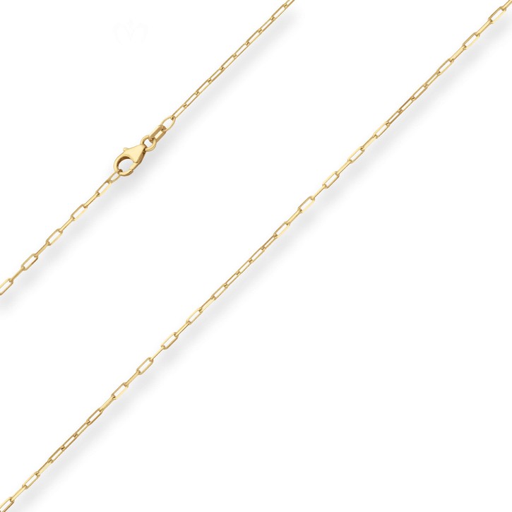 1.6mm Ankerkette weit aus 585 Gelbgold 42cm