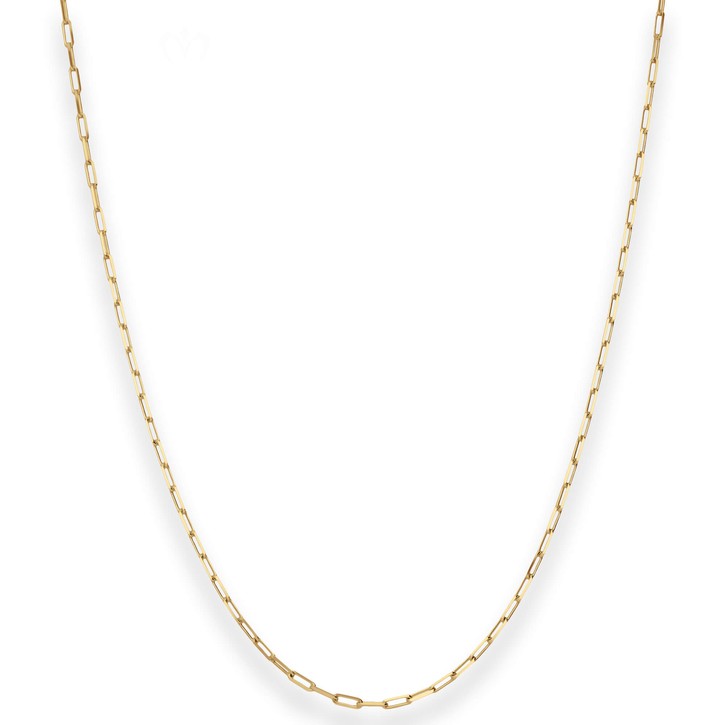 1.6mm Ankerkette weit aus 585 Gelbgold 45cm