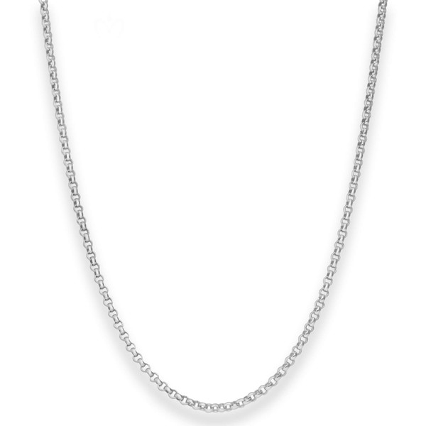 2.5mm Erbskette aus 925 Silber 42cm