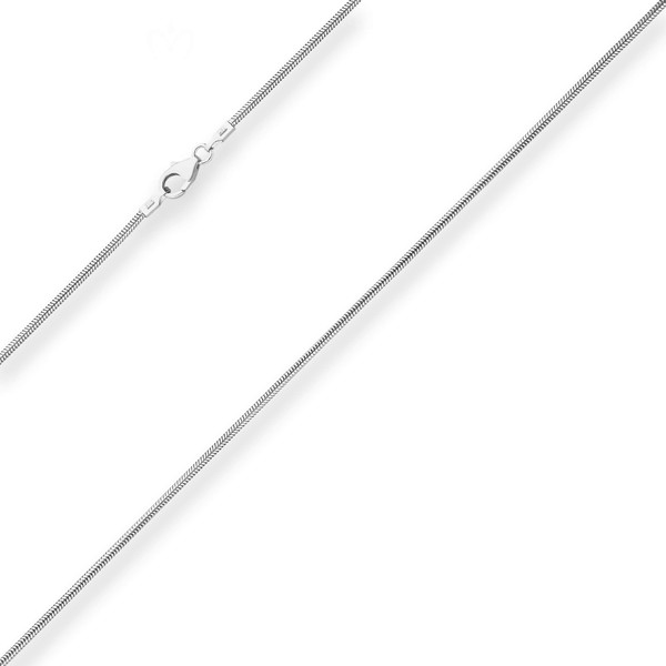 1.4mm Schlangenkette aus 925 Silber 55cm