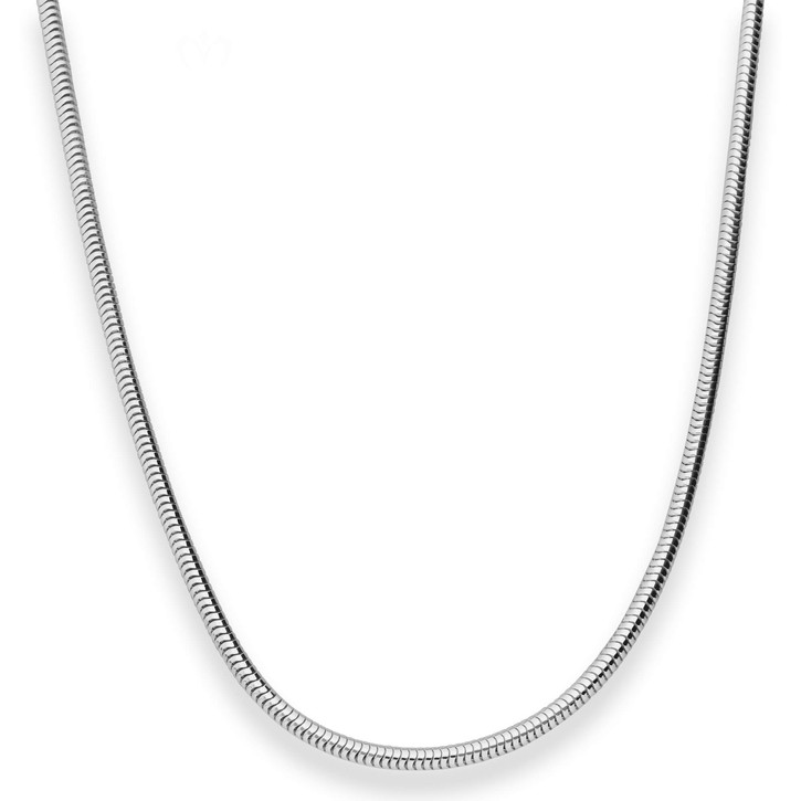 3.2mm Schlangenkette aus 925 Silber 50cm