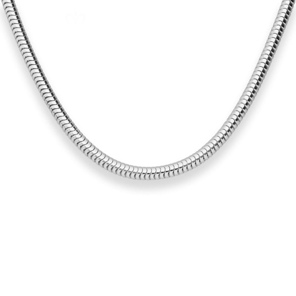 3.2mm Schlangenkette aus 925 Silber 50cm