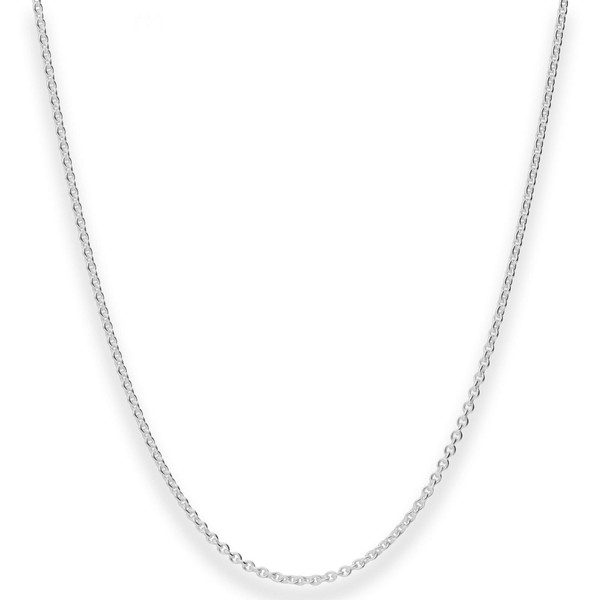 2mm Rund-Ankerkette aus 925 Silber 60cm