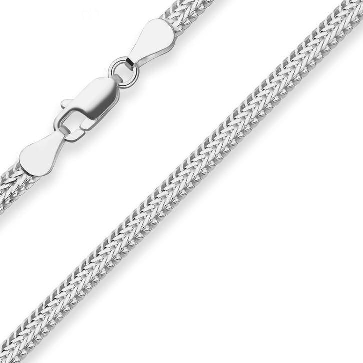 3.8mm Armband Fantasiekette aus 925 Silber 19cm