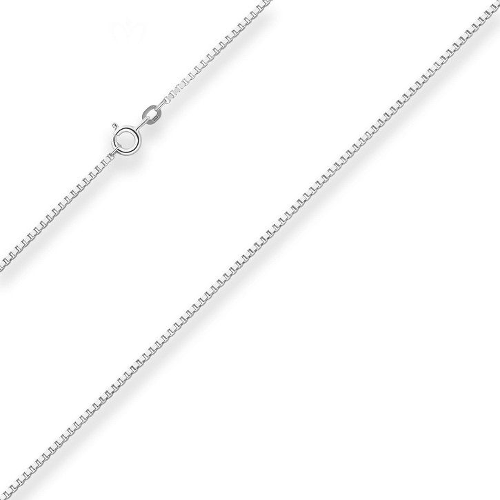 1.4mm Veneziakette aus 925 Silber 55cm