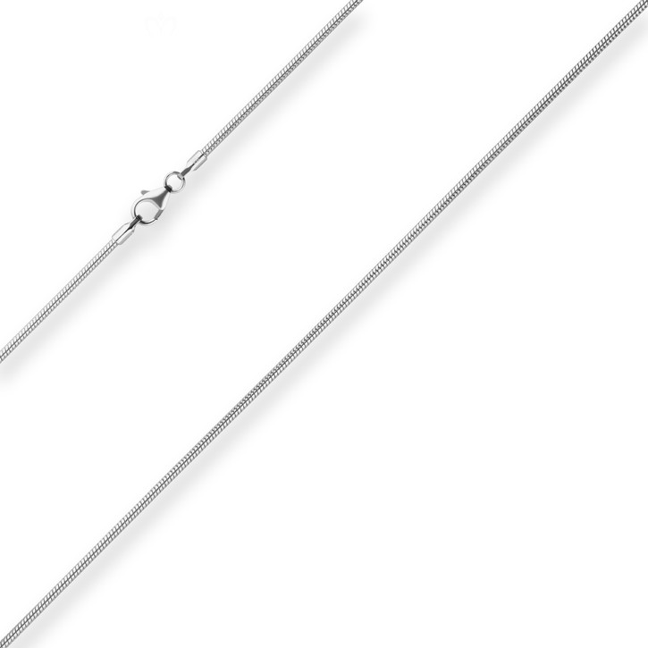 1.6mm Schlangenkette aus 925 Silber 42cm