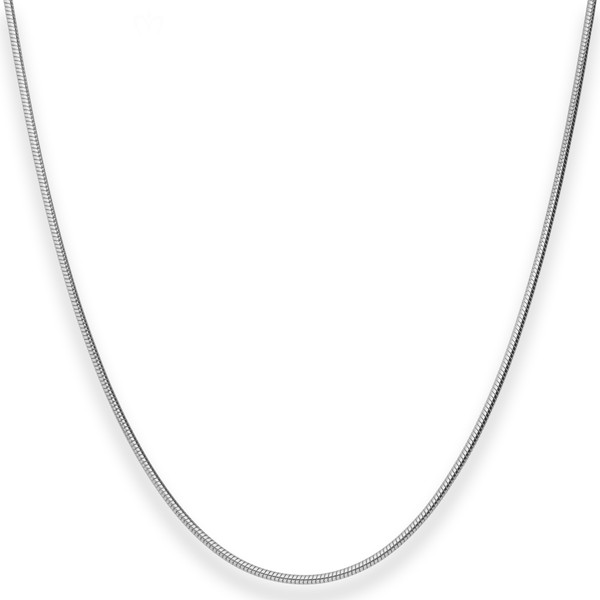 1.6mm Schlangenkette aus 925 Silber 45cm