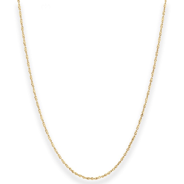 1.5mm Fantasiekette aus 333 Gelbgold 45cm