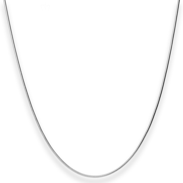1.1mm Schlangenkette aus 925 Silber 50cm