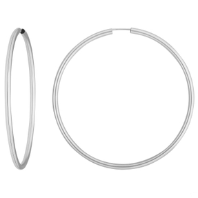 Paar Ohrringe Creolen rund groß Ohrschmuck aus 925 Silber 60x2,5mm Paar Ohrringe Creolen rund groß Ohrschmuck aus 925 Silber 60x2,5mm