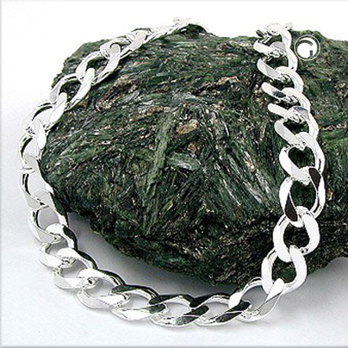 Armband Weitpanzer 6x diam Silber 925 21cm