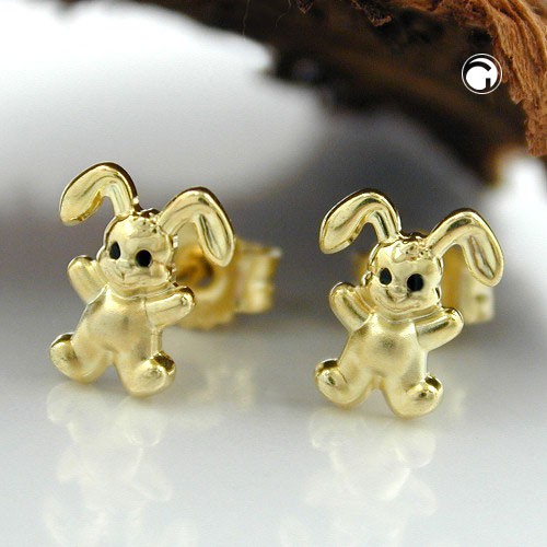 Stecker kleiner Hase 9Kt GOLD