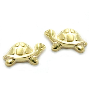 Ohrringe Ohrstecker Schildkröte klein & fein 9Kt 375 Gelbgold Ohrschmuck Kinder Ohrringe Ohrstecker Schildkröte klein & fein 9Kt 375 Gelbgold Ohrschmuck Kinder