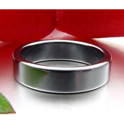 Ring aus Hämatit Unisex