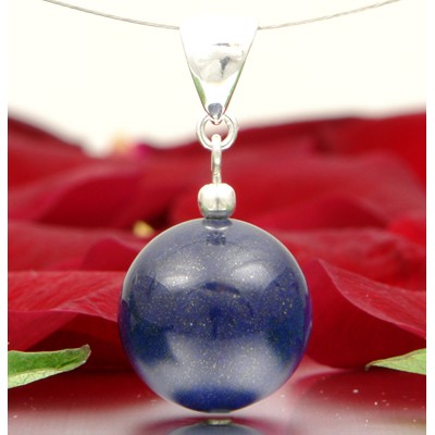 Anhänger aus Lapis-Lazuli und Silber