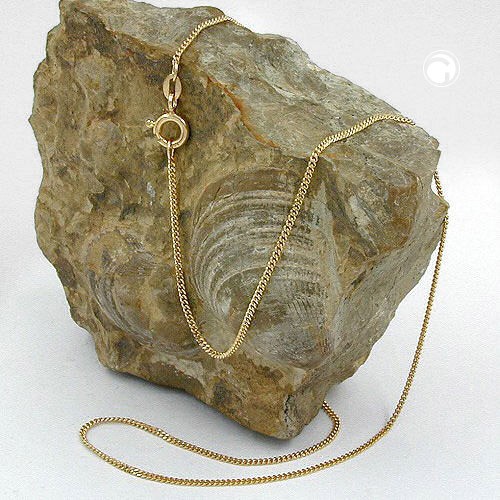 1,1mm Panzerkette aus 375 Gelbgold 42cm