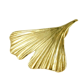 Ginkgoblatt - Goldanhänger Anhänger 375 Gold Gelbgold Halsschmuck Damen