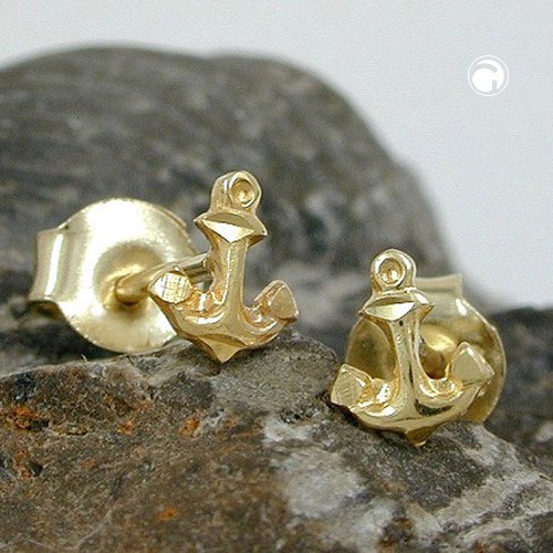 Stecker kleiner Anker 9Kt GOLD