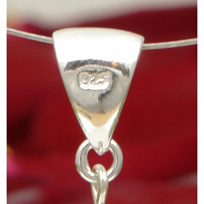 Anhänger aus Schaumkoralle und 925 Silber