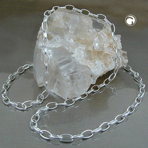 Ankerkette aus echtem 925 Silber oval 42cm
