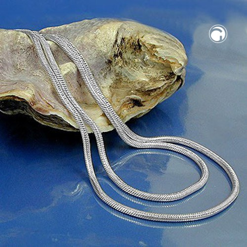 1,5mm Schlangenkette rund Silber 925 42cm
