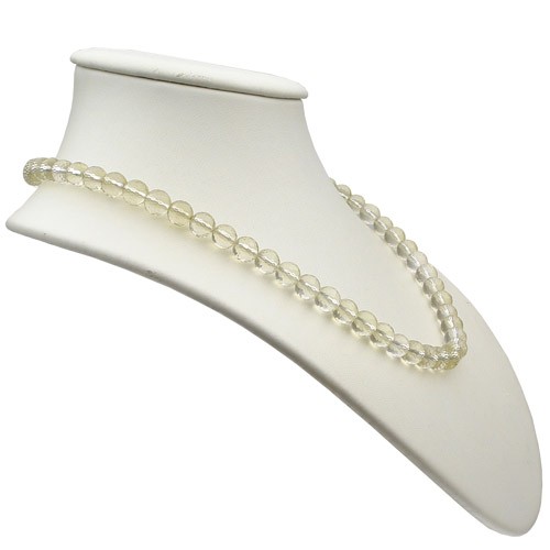 Kette aus Lemoncitrin facettiert 925 Silber