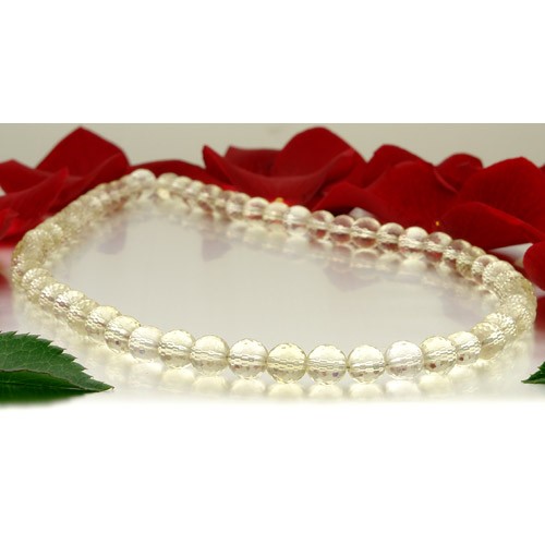 Kette aus Lemoncitrin facettiert 925 Silber