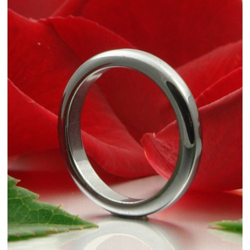 Ring aus Hämatit flach Breite 3mm