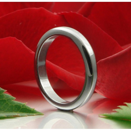 Ring aus Hämatit flach Breite 3mm