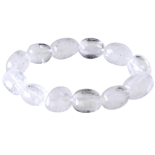 Armband aus Bergkristall dehnbar