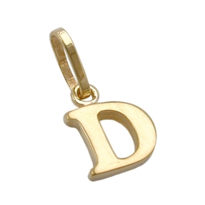 Anhänger Einhänger " D " Goldbuchstabe Buchstabe aus 375 Gold Gelbgold Unisex Anhänger Einhänger " D " Goldbuchstabe Buchstabe aus 375 Gold Gelbgold Unisex