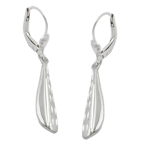 Brisur Ohrhänger Ohrringe aus echtem 925 Silber diamantiert glänzend Damen Brisur Ohrhänger Ohrringe aus echtem 925 Silber diamantiert glänzend Damen