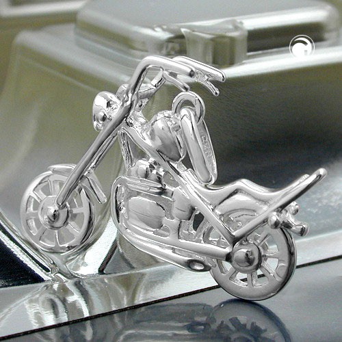 Anhänger Shopper Motorrad aus 925 Silber