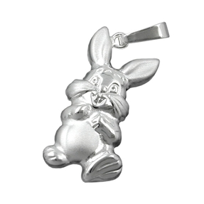 Anhänger Hase aus echtem 925 Silber Silberanhänger für Kinder Silberhase Anhänger Hase aus echtem 925 Silber Silberanhänger für Kinder Silberhase